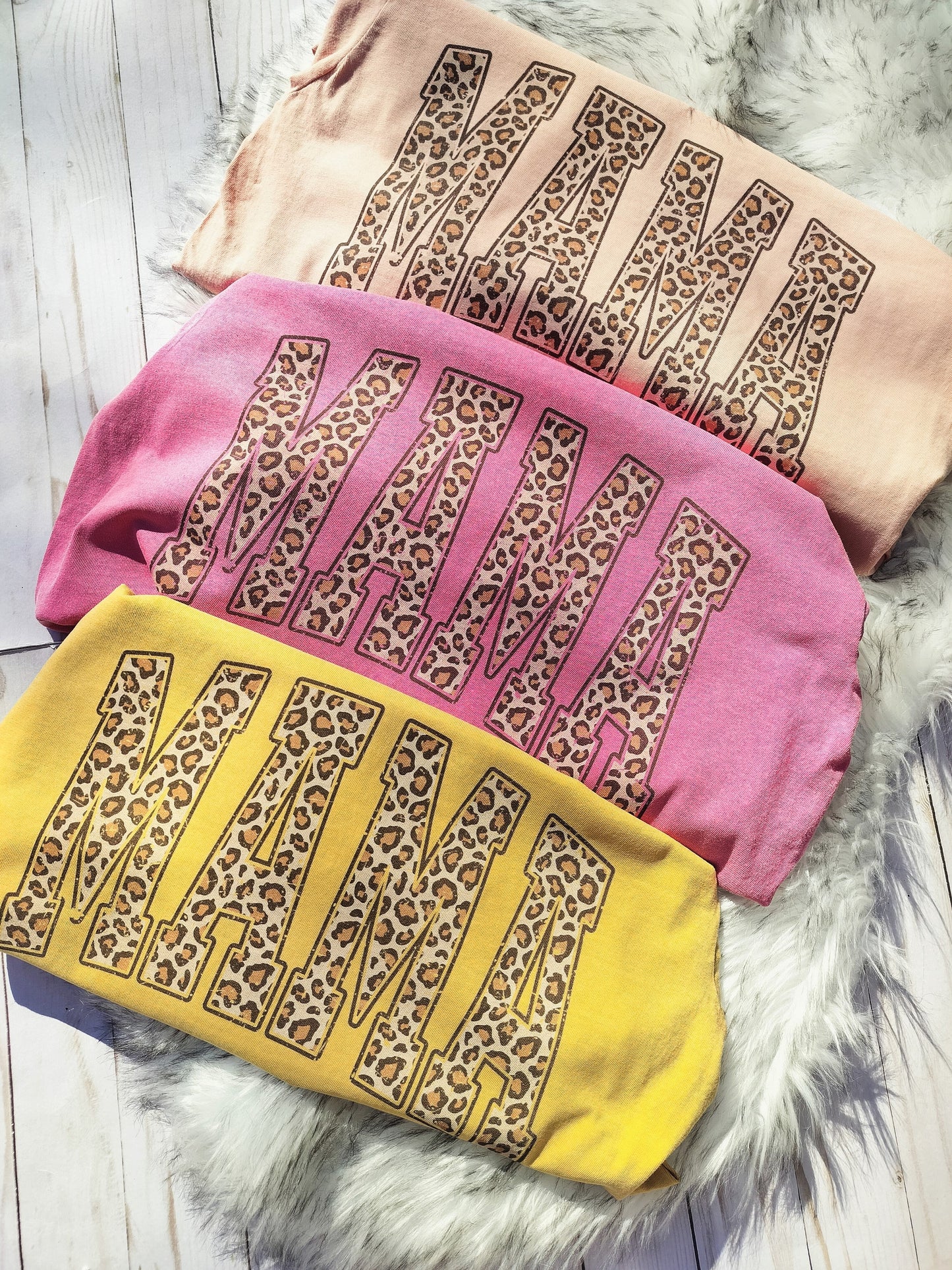 MAMA Leopard Font CC Graphic Tee