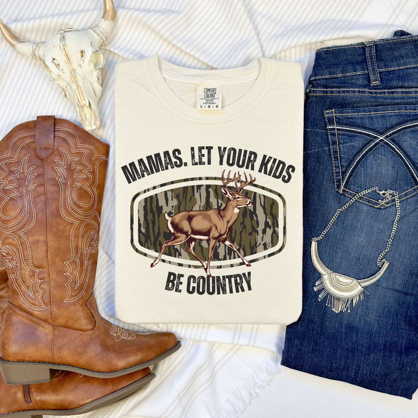 Let Your Kids Be Country CC Graphic Tee