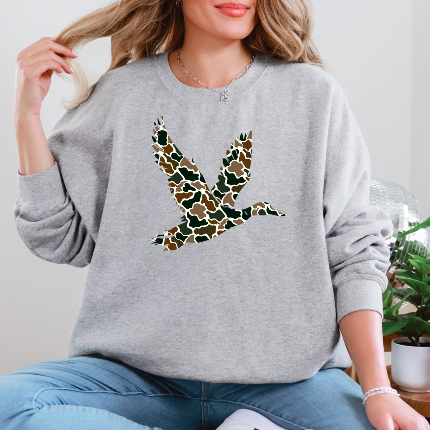 Camo Flying Duck Sweatshirt