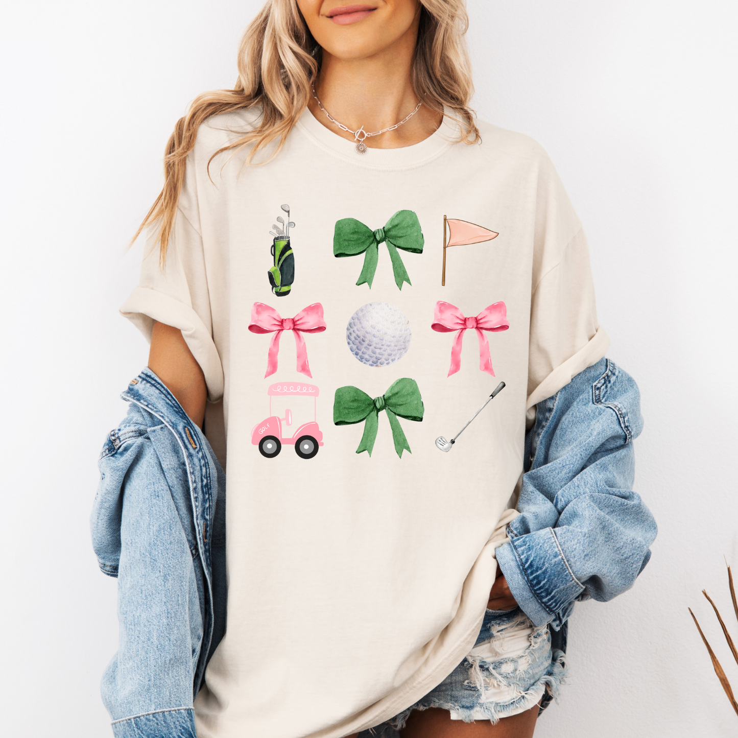 Golf Coquette Bows CC Tshirt