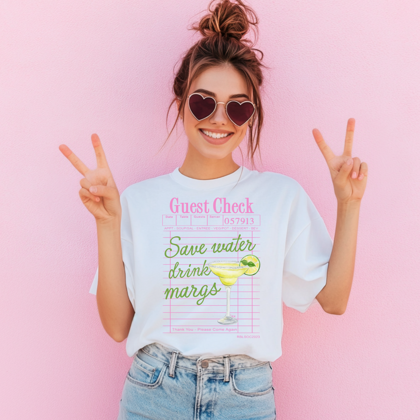 Save Water Drink Margs Bella Tee