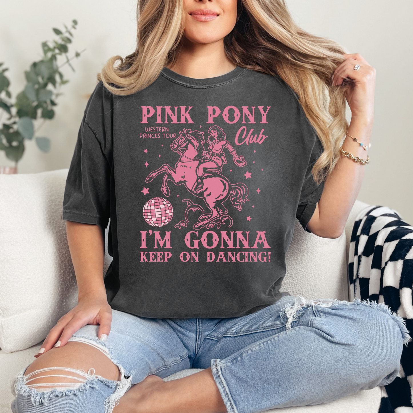 Pink Pony Club Keep On Dancing CC Tshirt