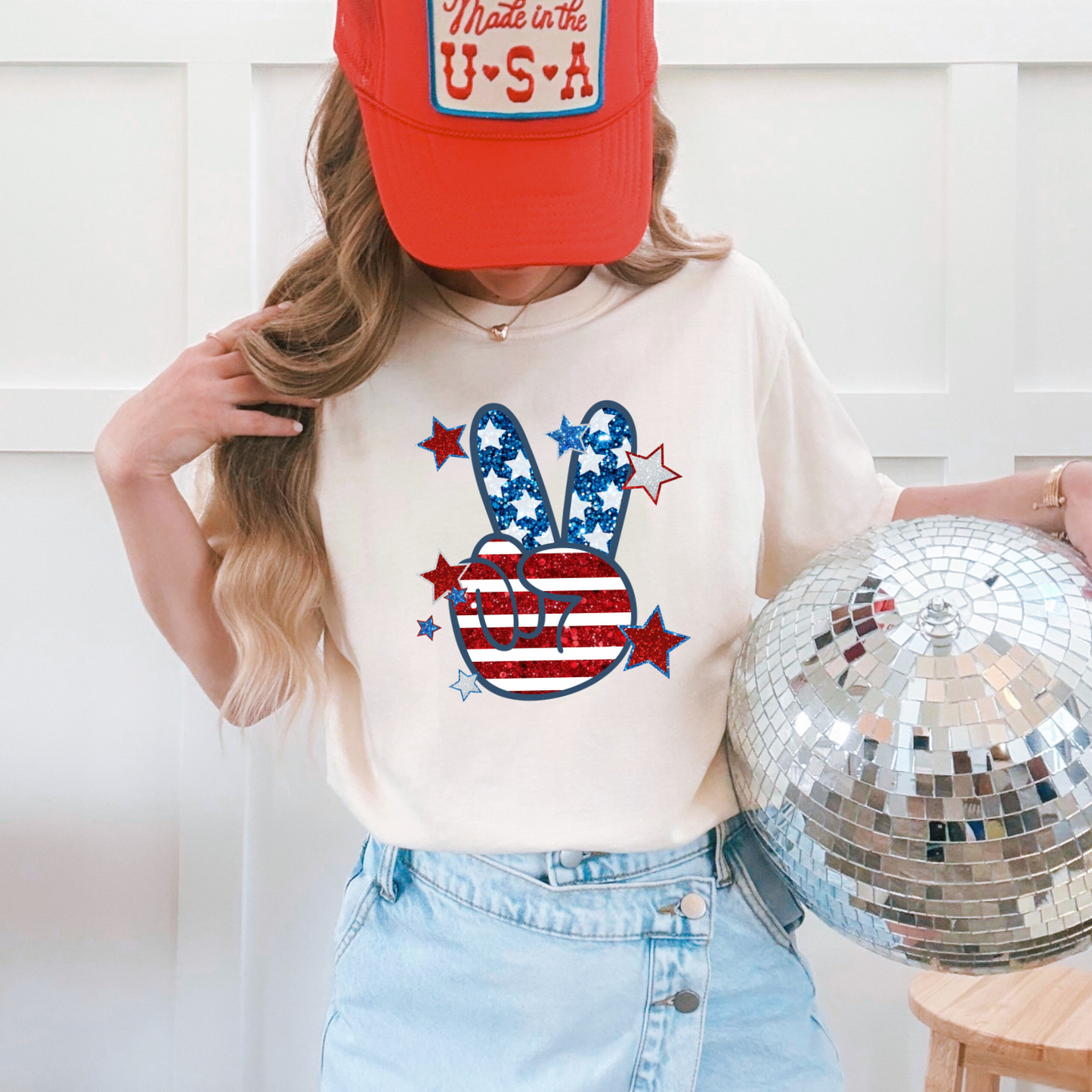 America Peace July 4th CC Tshirt