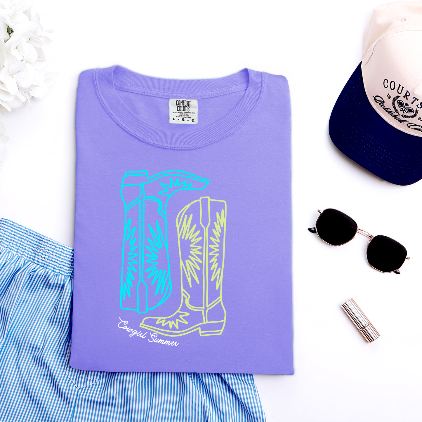 Cowgirl Summer Neon Boots