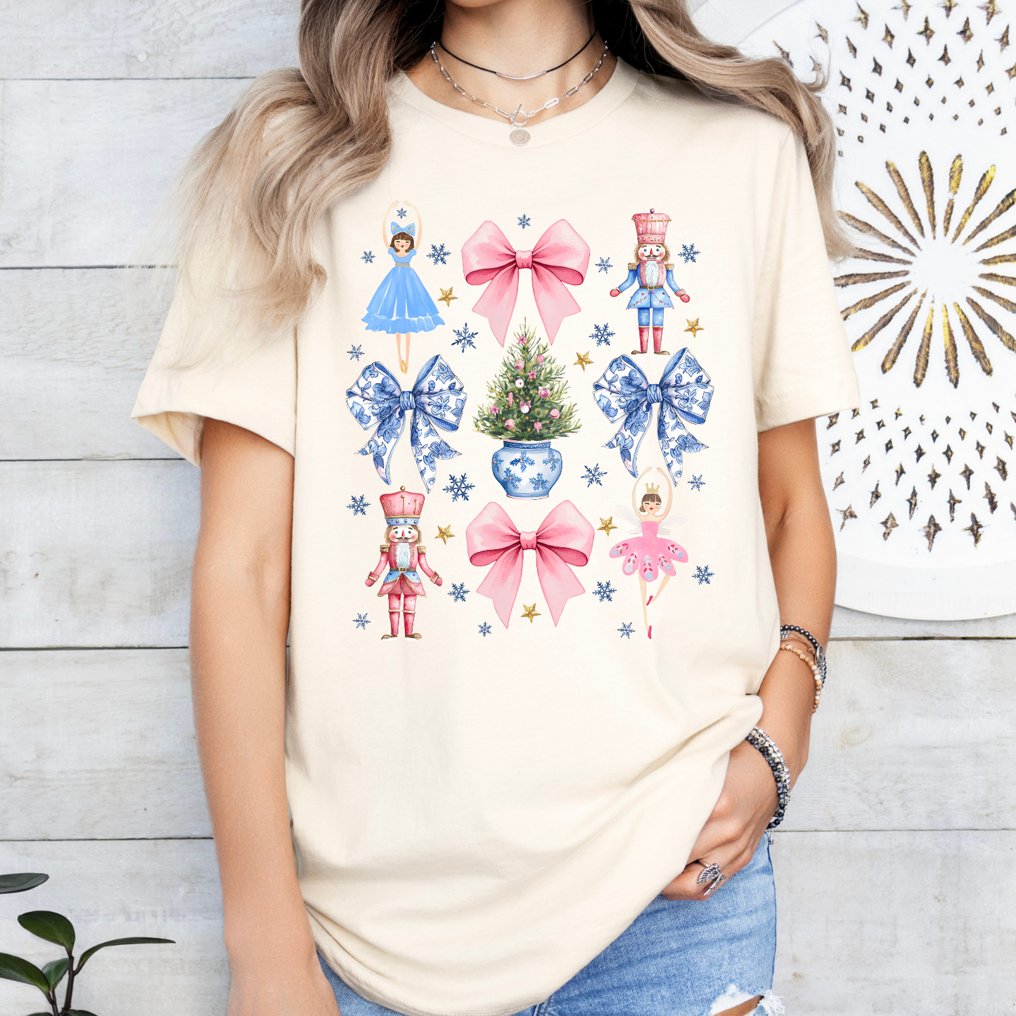 Nutcracker Christmas Collage CC Tshirt