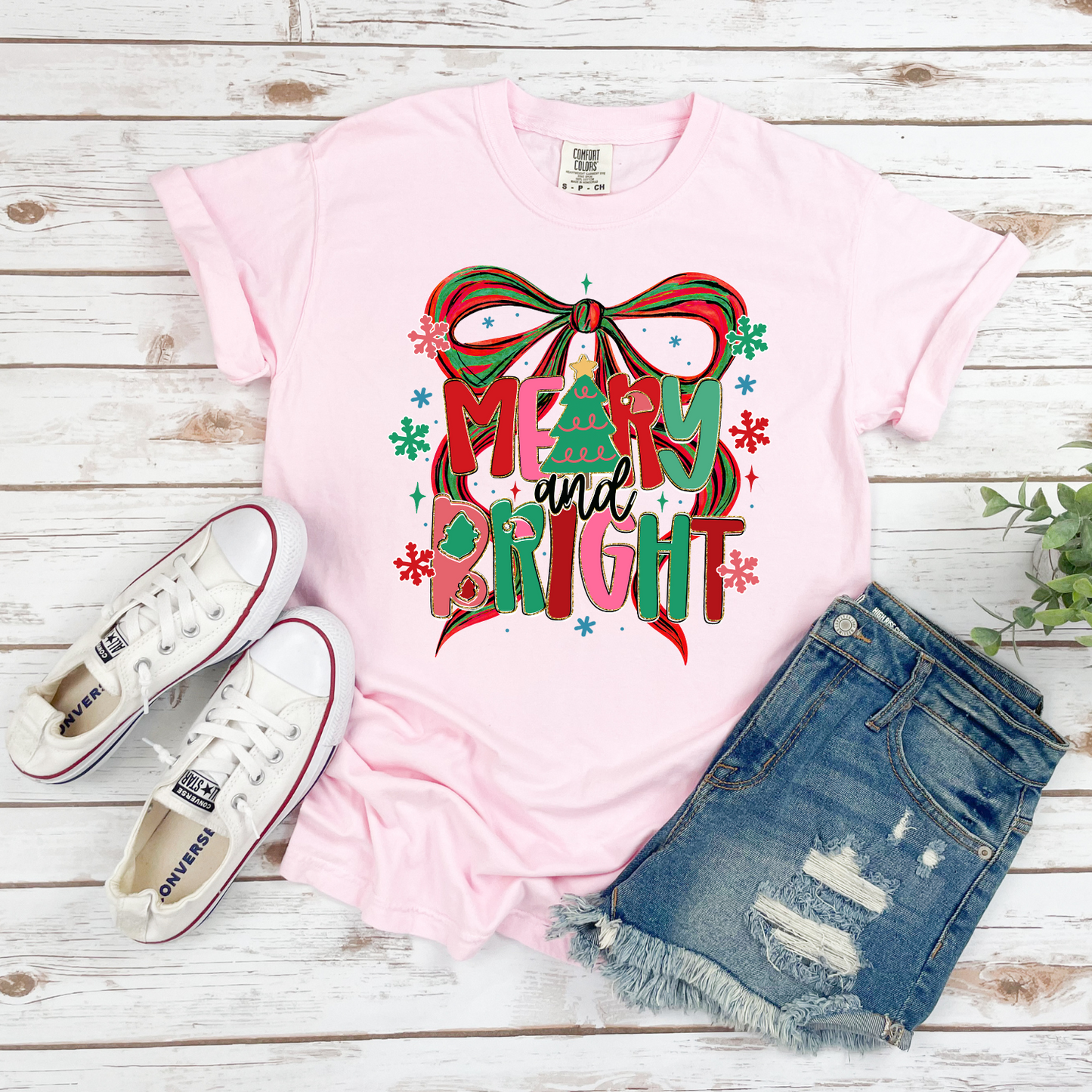 Merry and Bright with Bow