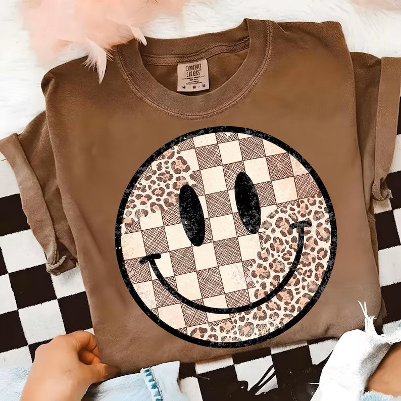 Brown Leopard Smiley