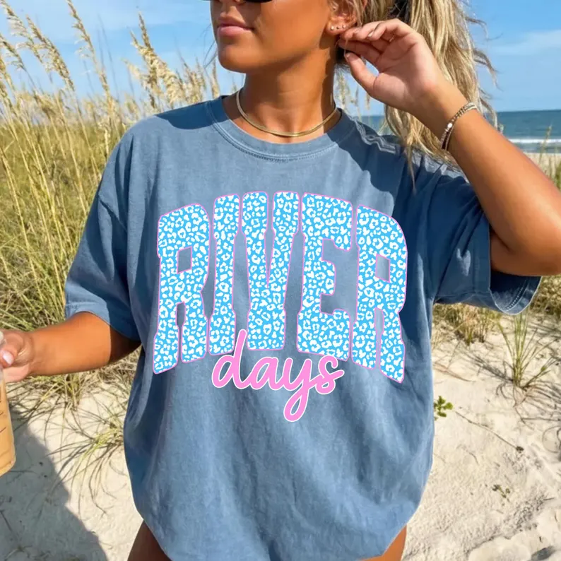 River Days Ice Blue Tshirt
