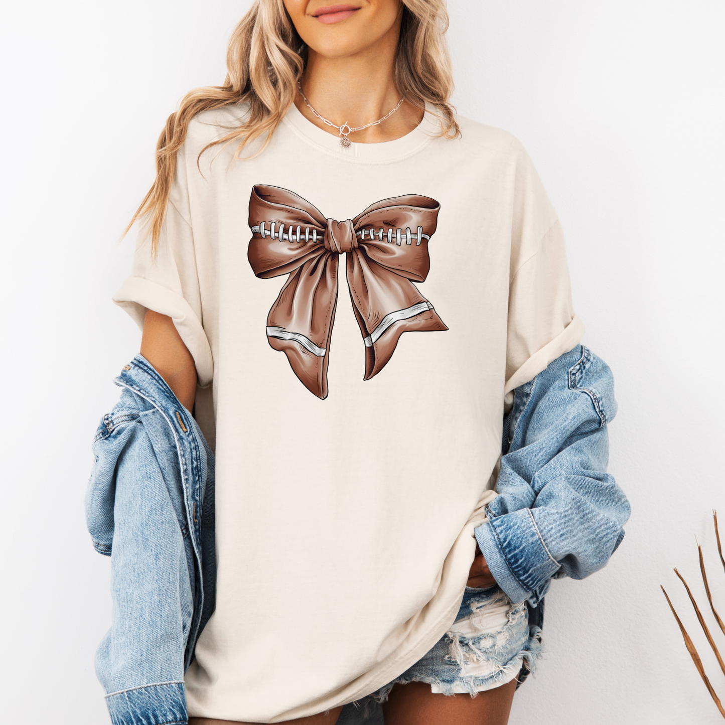 Football Coquette Bow