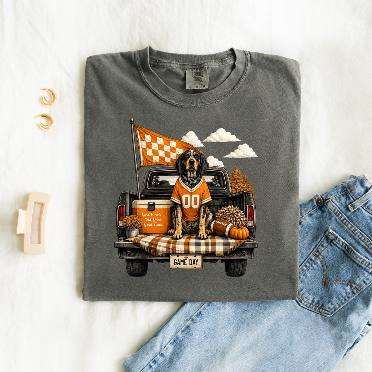 Tennessee Game Day Smoky Truck Charcoal