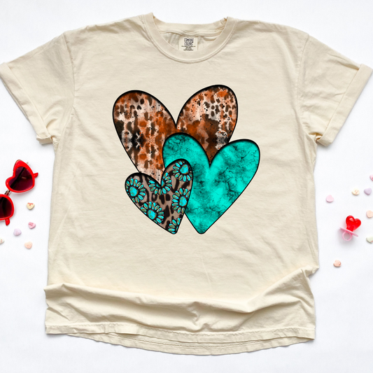 Western Turquoise Valentine Heart