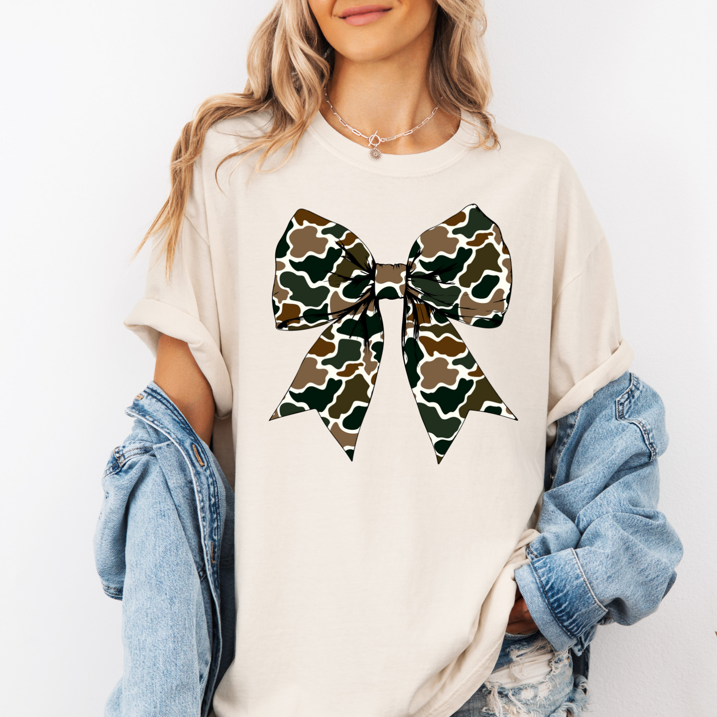 Retro Camo Bow CC Tee