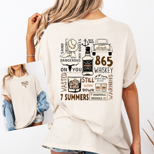 Wallen Brown Lyrics CC Tee