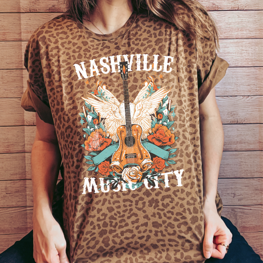 Nashville LAT Leopard Tee