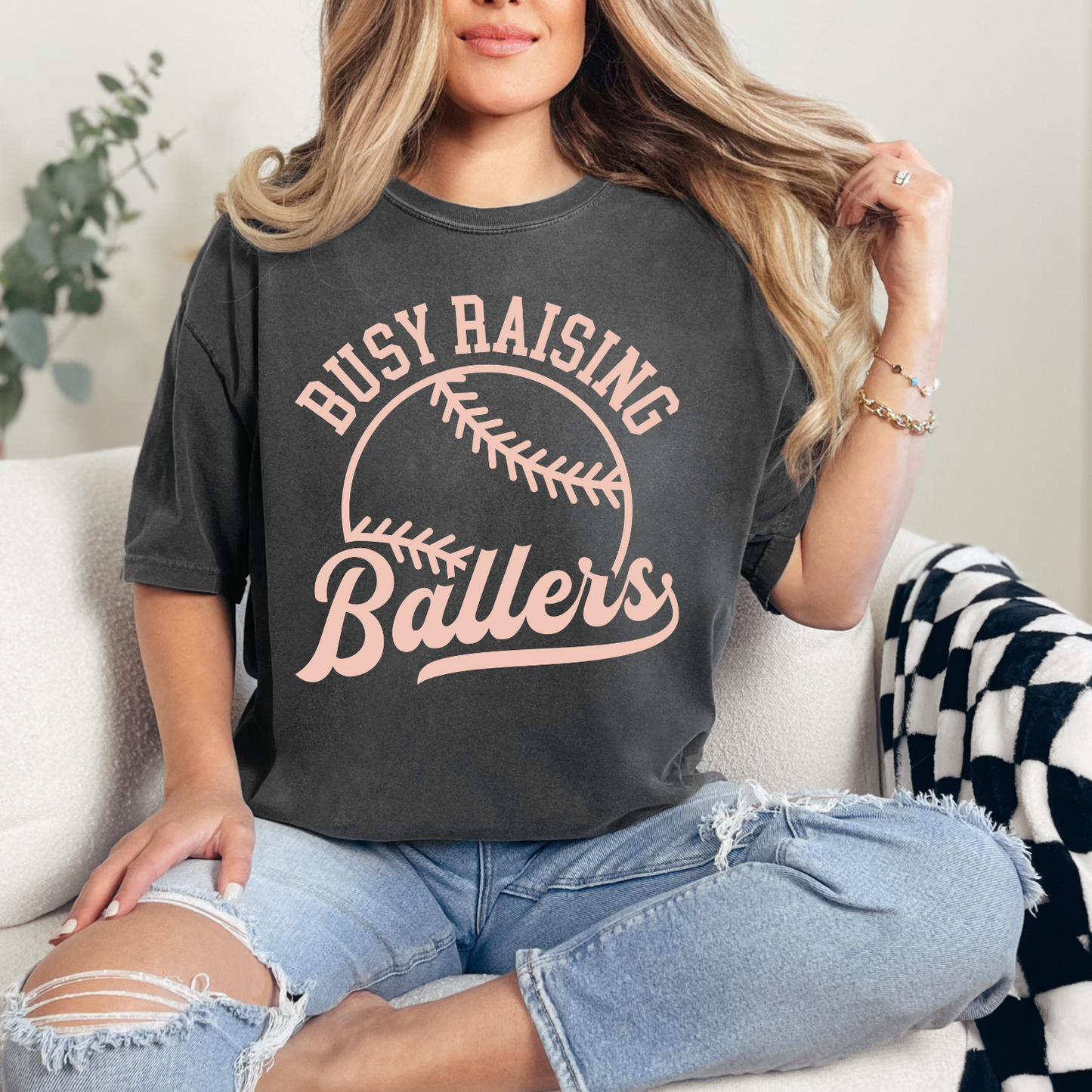 Busy Raising Ballers CC Tee