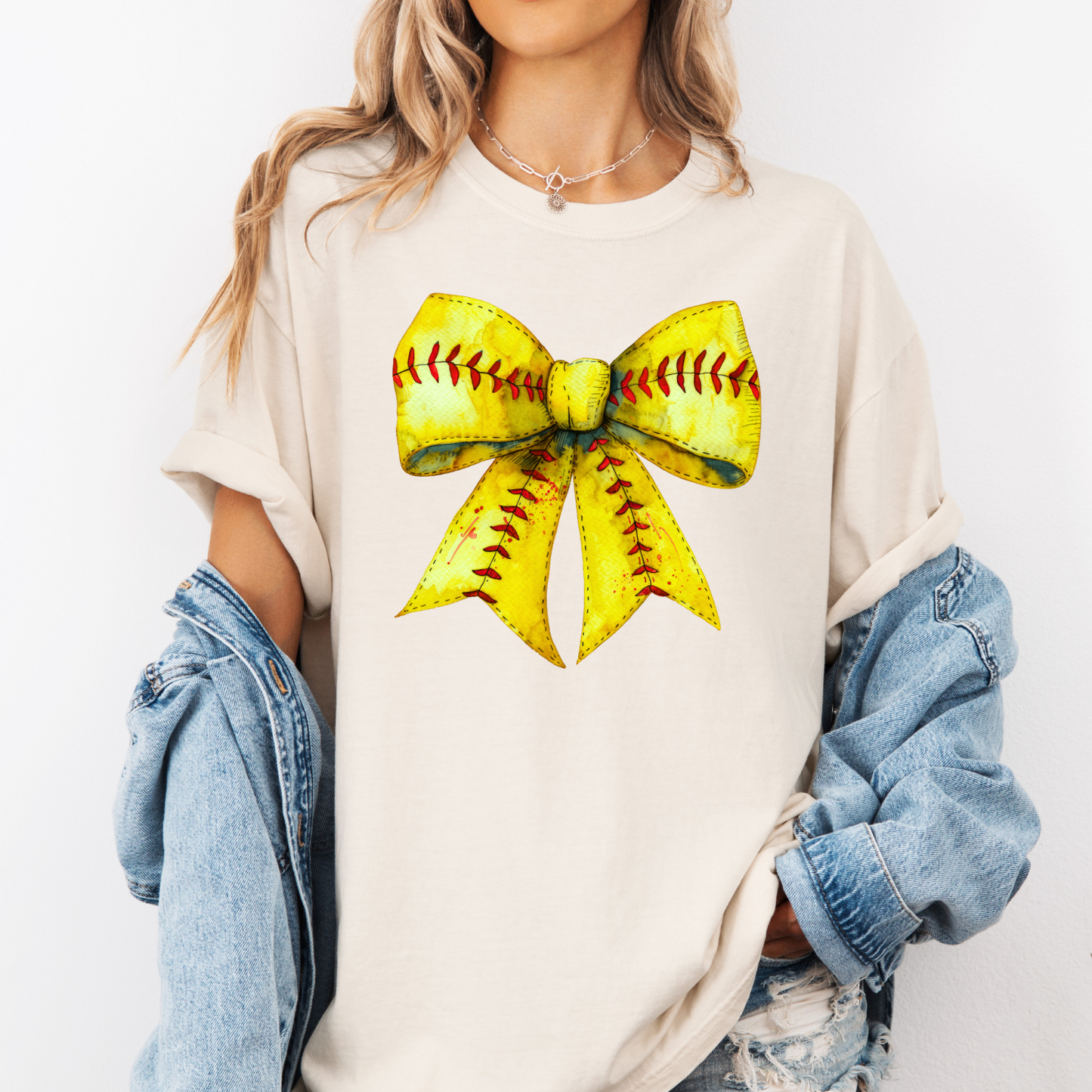 Softball Bow CC Tee
