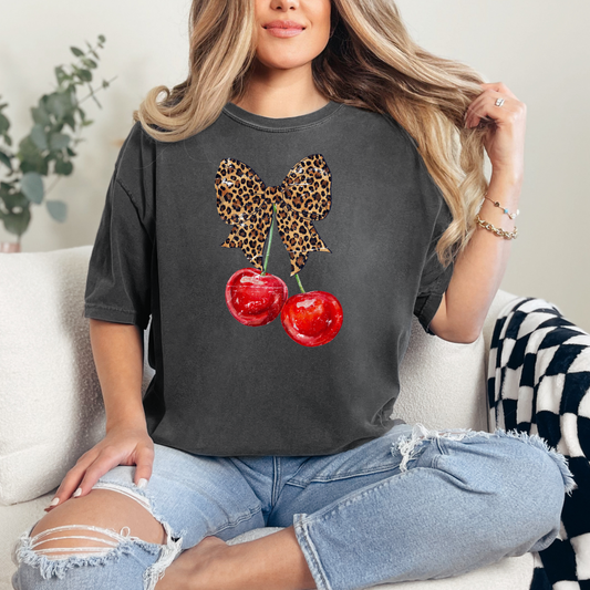 Leopard Cherry Pepper CC Tee