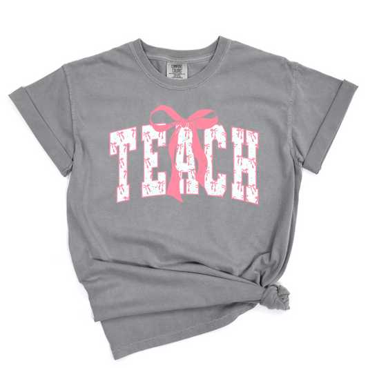 Teach Pink Coquette CC Tee