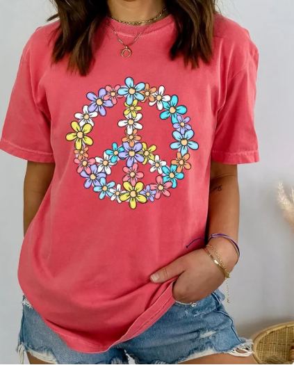 Peace Floral CC Tshirt