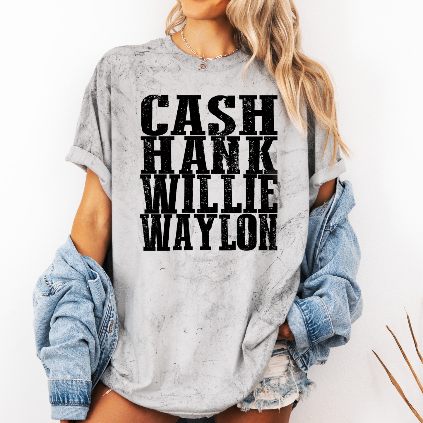 Cash Hank Willie Waylon CC Tshirt