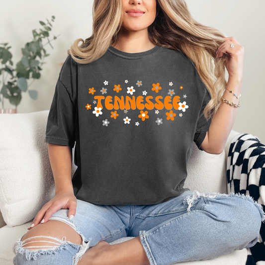 Tennessee Retro Flowers CC Graphic Tee