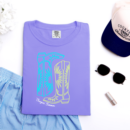 Cowgirl Summer Neon Boots