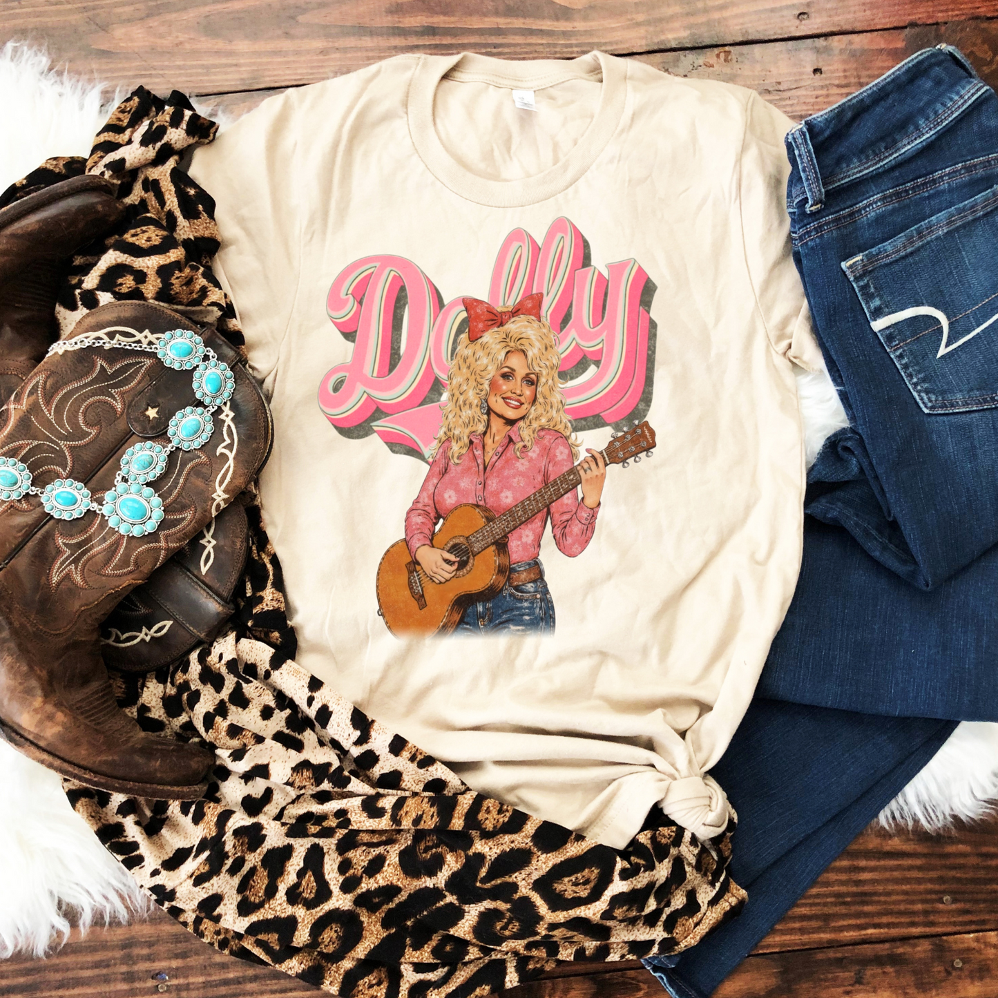 Dolly Guitar Comfort Colors Tee