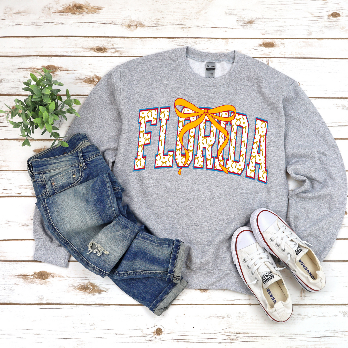Florida with Bow Sweatshirt