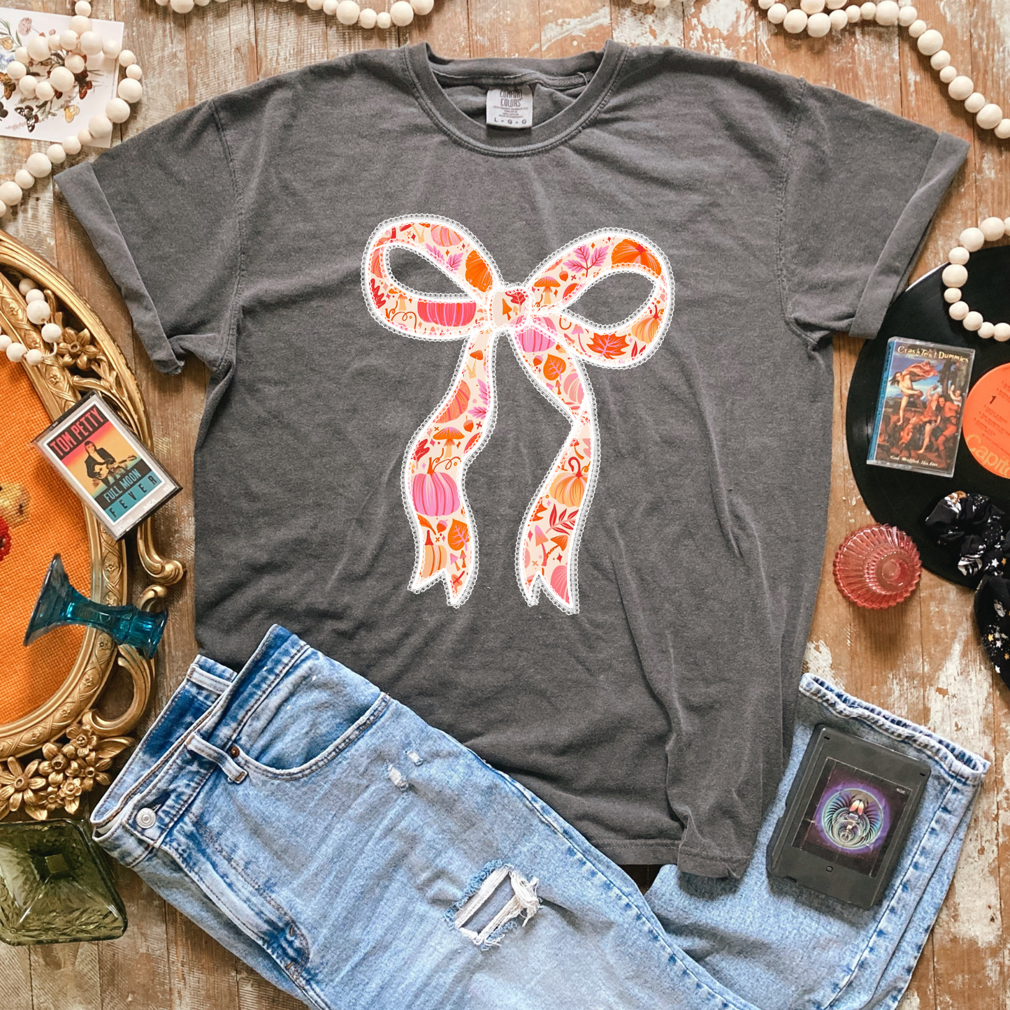 Fall Lace Bow