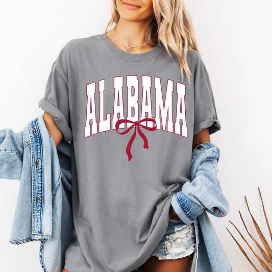 Alabama with Bow CC Tshirt