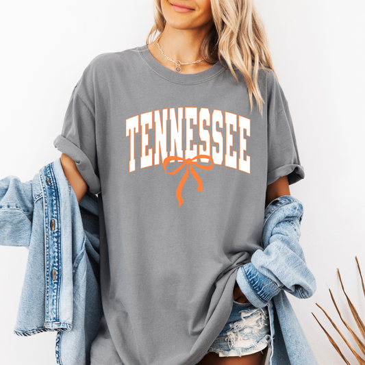 Tennessee Orange and White Bow CC Tshirt