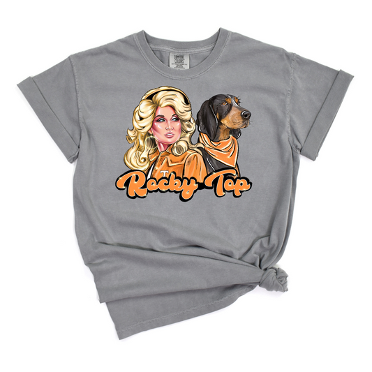 Tennessee Rocky Top Dolly Grey CC Tshirt