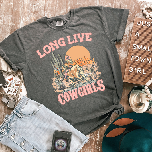 Long Live Cowgirls Sunset Tee