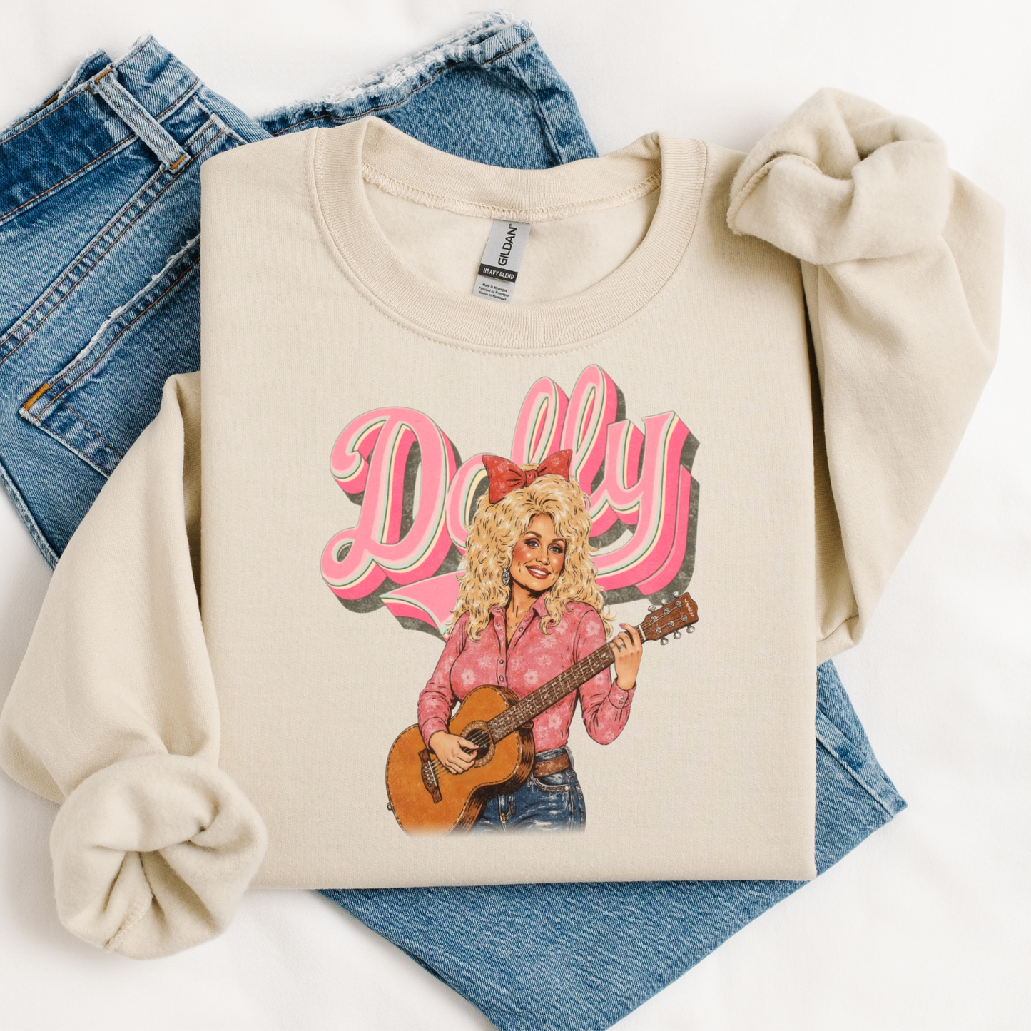 Dolly with Guitar Sweatshirt