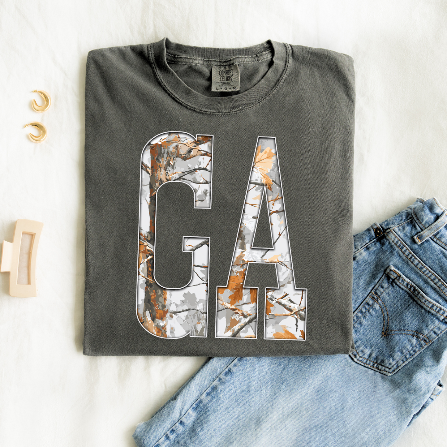 Georgia Grey Camo CC Tshirt