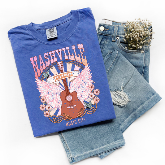Nashville Guitar cc Tee