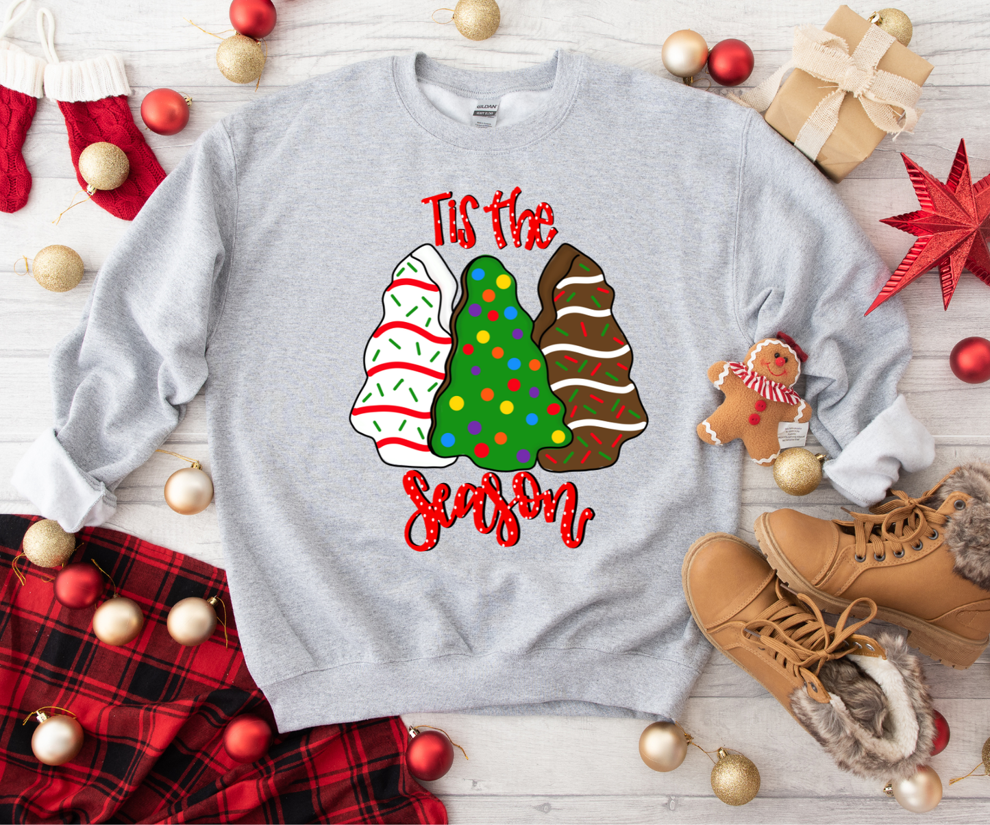 Tis the Season Little Debbie Christmas Sweatshirt