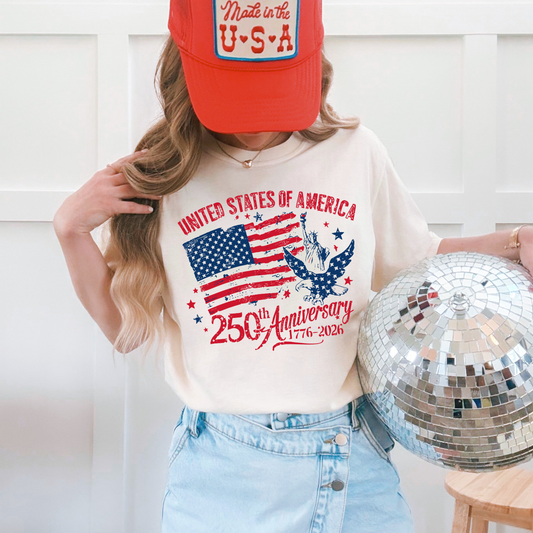 USA 250 Flag and Eagle