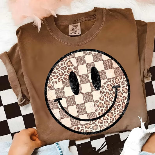 Brown Leopard Smiley
