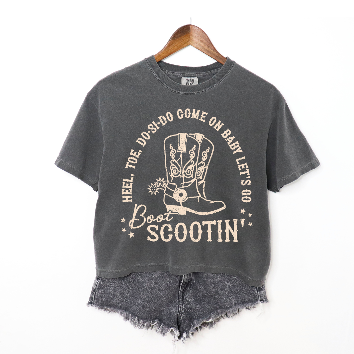 Heel Toe Boot Scootin Boxy Cropped
