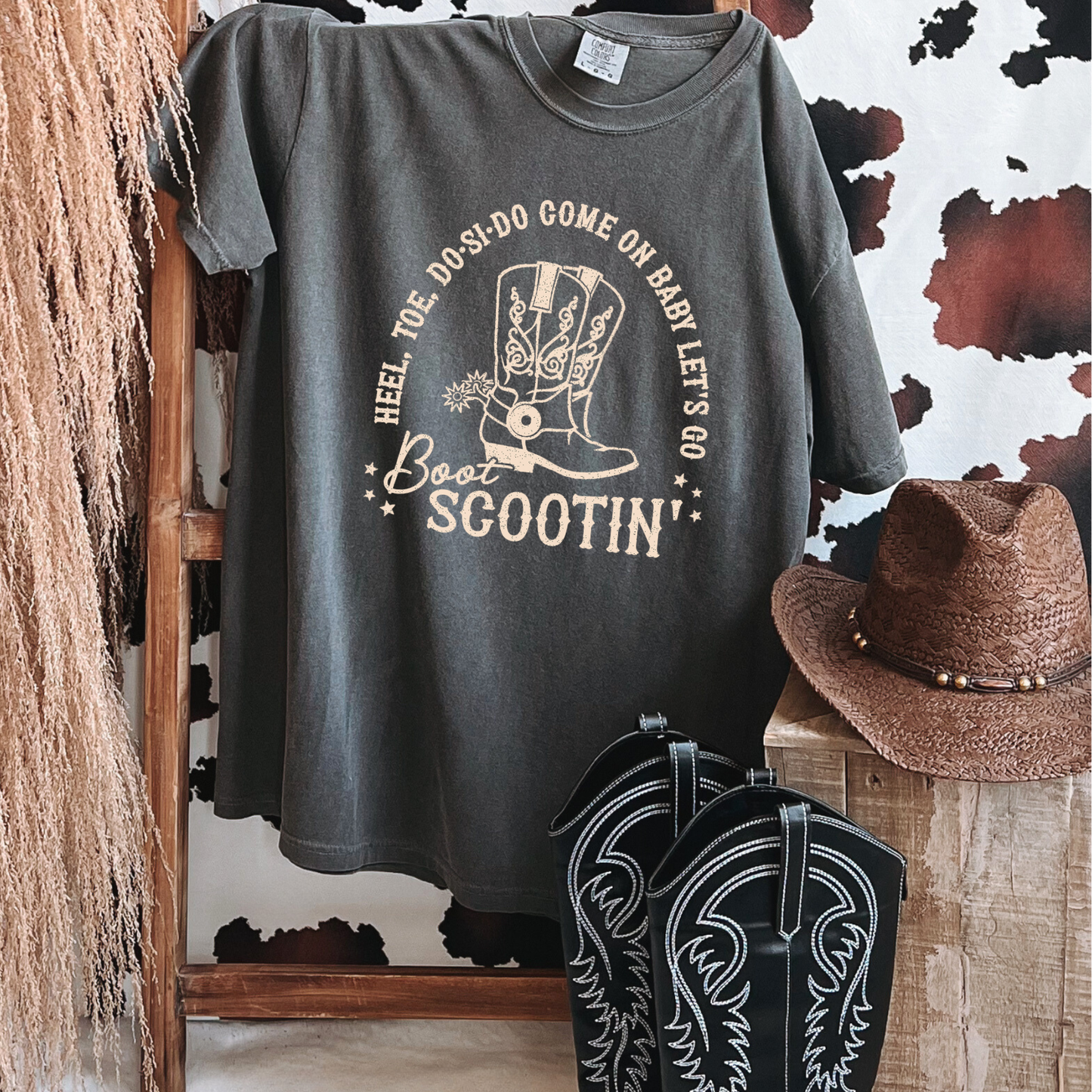 Heel Toe Boot Scootin Tshirt