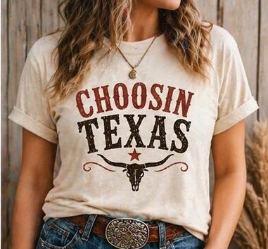 Choosin Texas Bull Tshirt