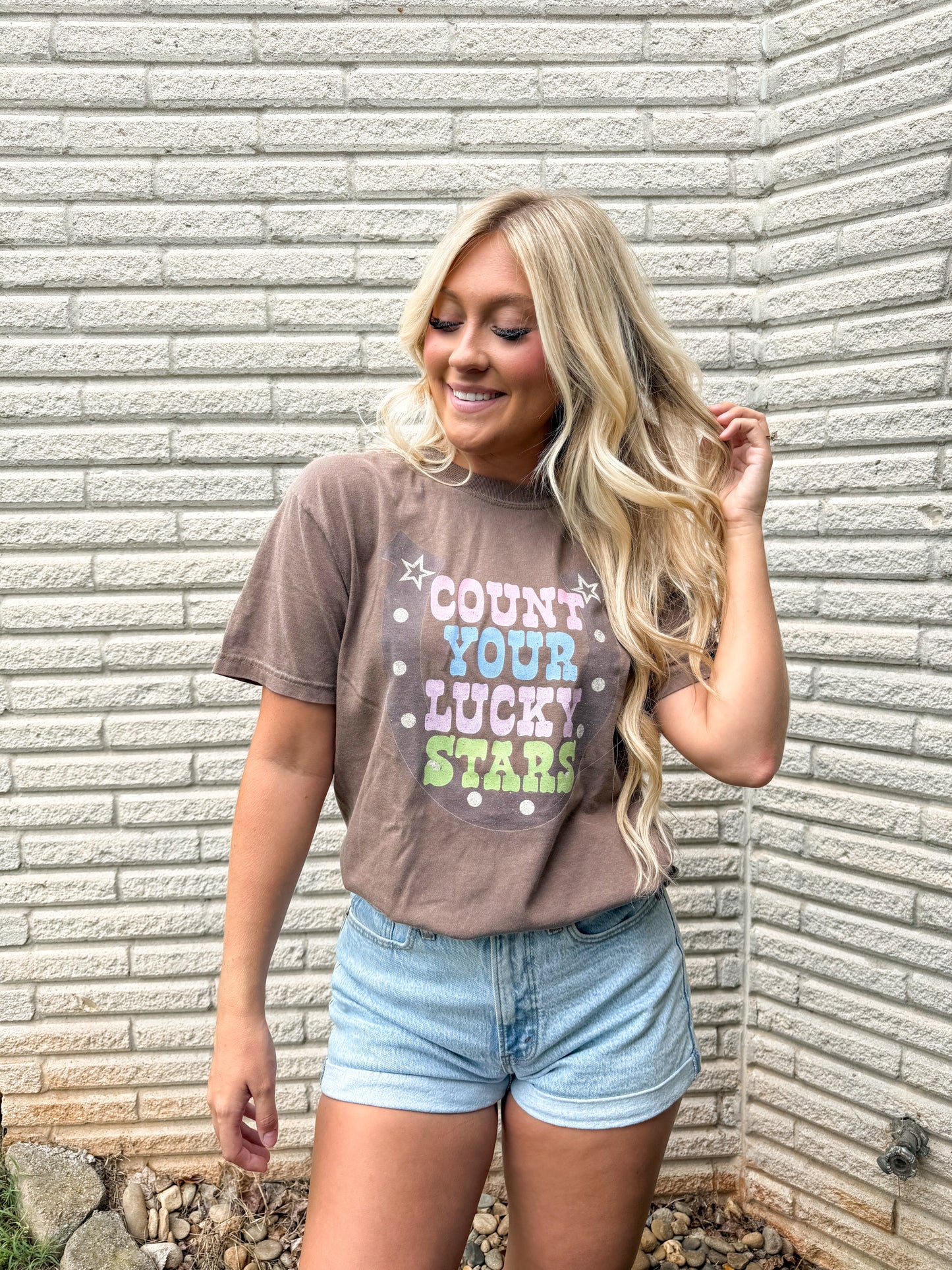 Count Your Lucky Stars Brown