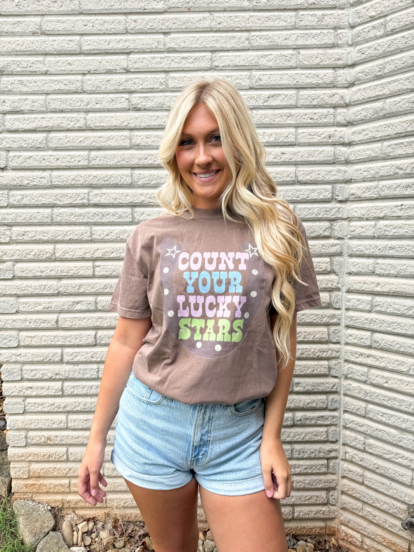 Count Your Lucky Stars Brown