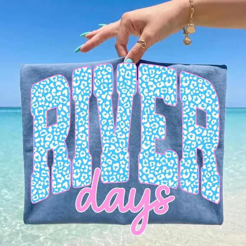 River Days Ice Blue Tshirt