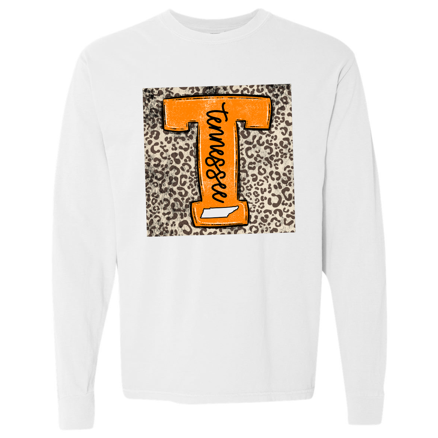 Long Sleeve Tshirt Tennessee Cheetah