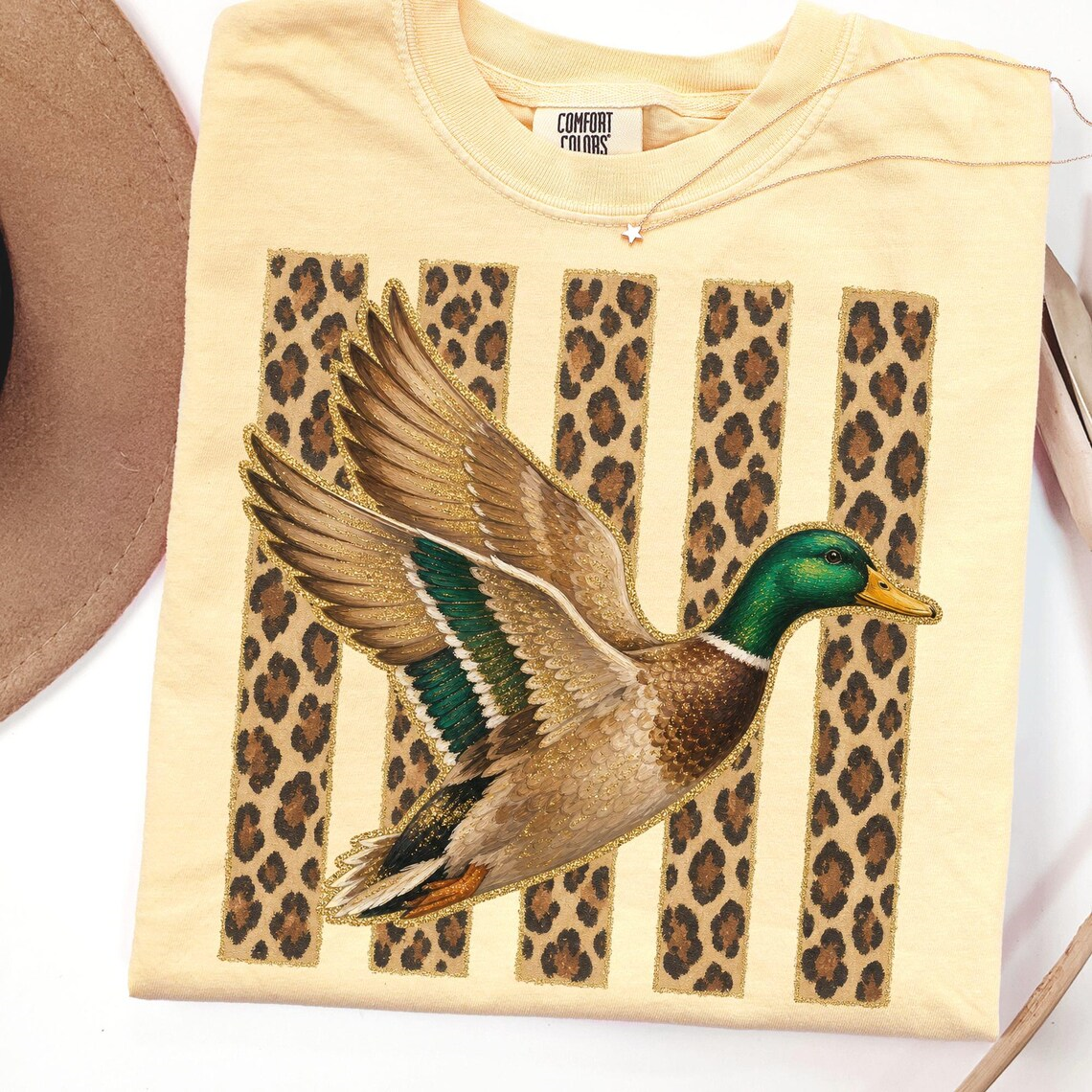 Mallard Duck Leopard Stripes